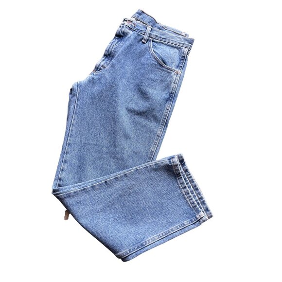 NWT Rustler by Wrangler 36x29 Regular Fit Straight Leg Blue Denim Jean 1087619SW - Picture 3 of 16